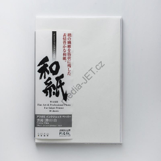 AWAGAMI Unryu Thin 55g – ručně vyráběný Japonský Washi z kozo vláken s vířivou texturou